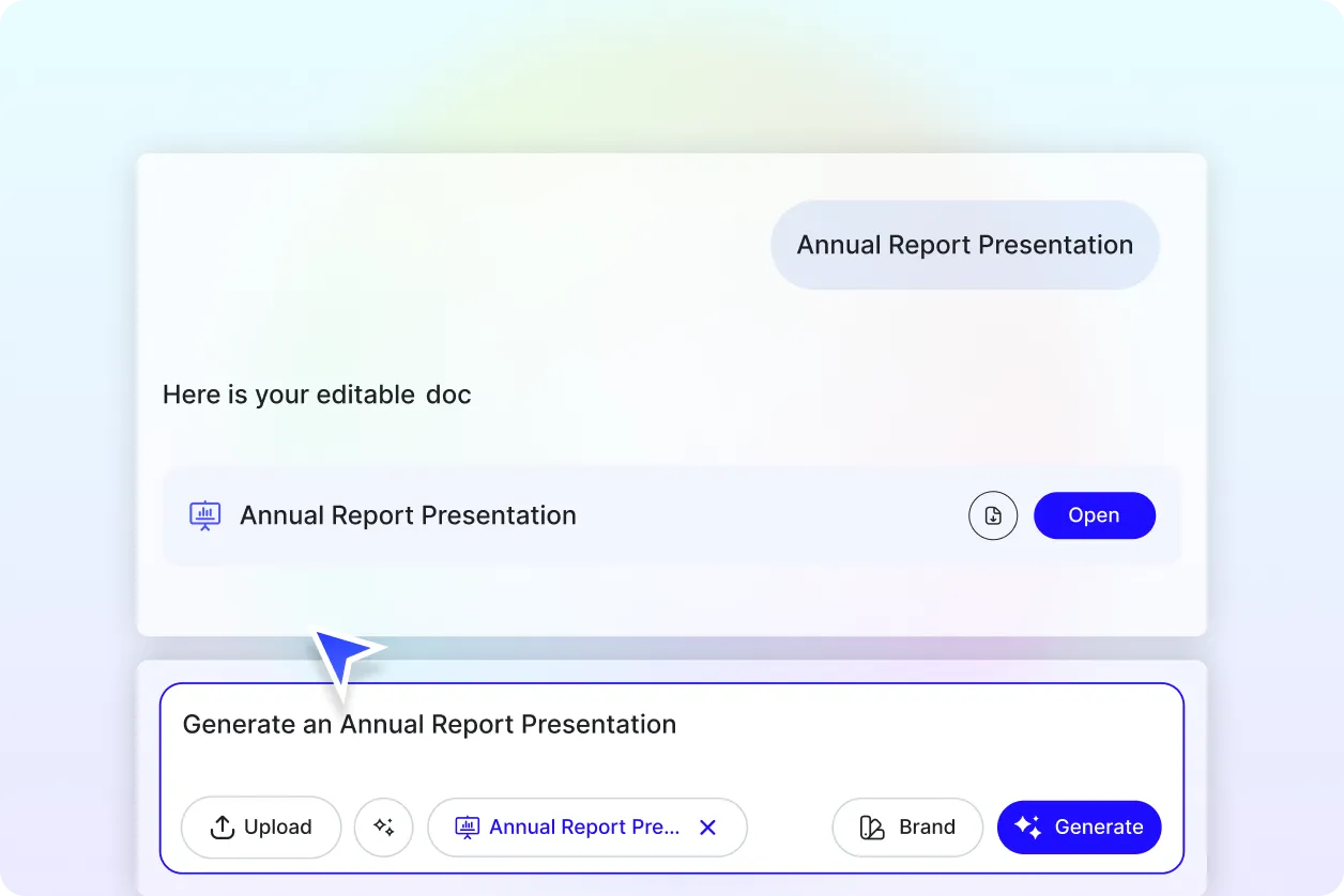 Free AI Annual Report Presentation Generator, Free AI Annual Report Slide Maker Online